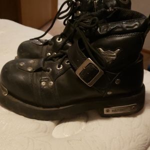 Harley davidson steel toe work/riding boots